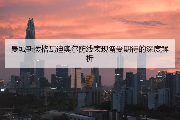 曼城新援格瓦迪奥尔防线表现备受期待的深度解析